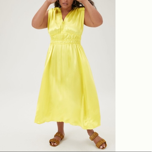 Anthropologie Dresses & Skirts - NWT shiny midi dress anthro